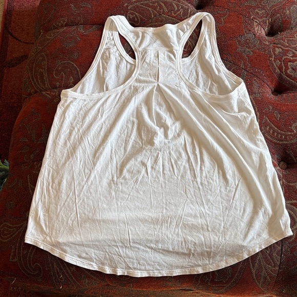 lululemon athletica Tops - lululemon athletica White Racerback Tank Top